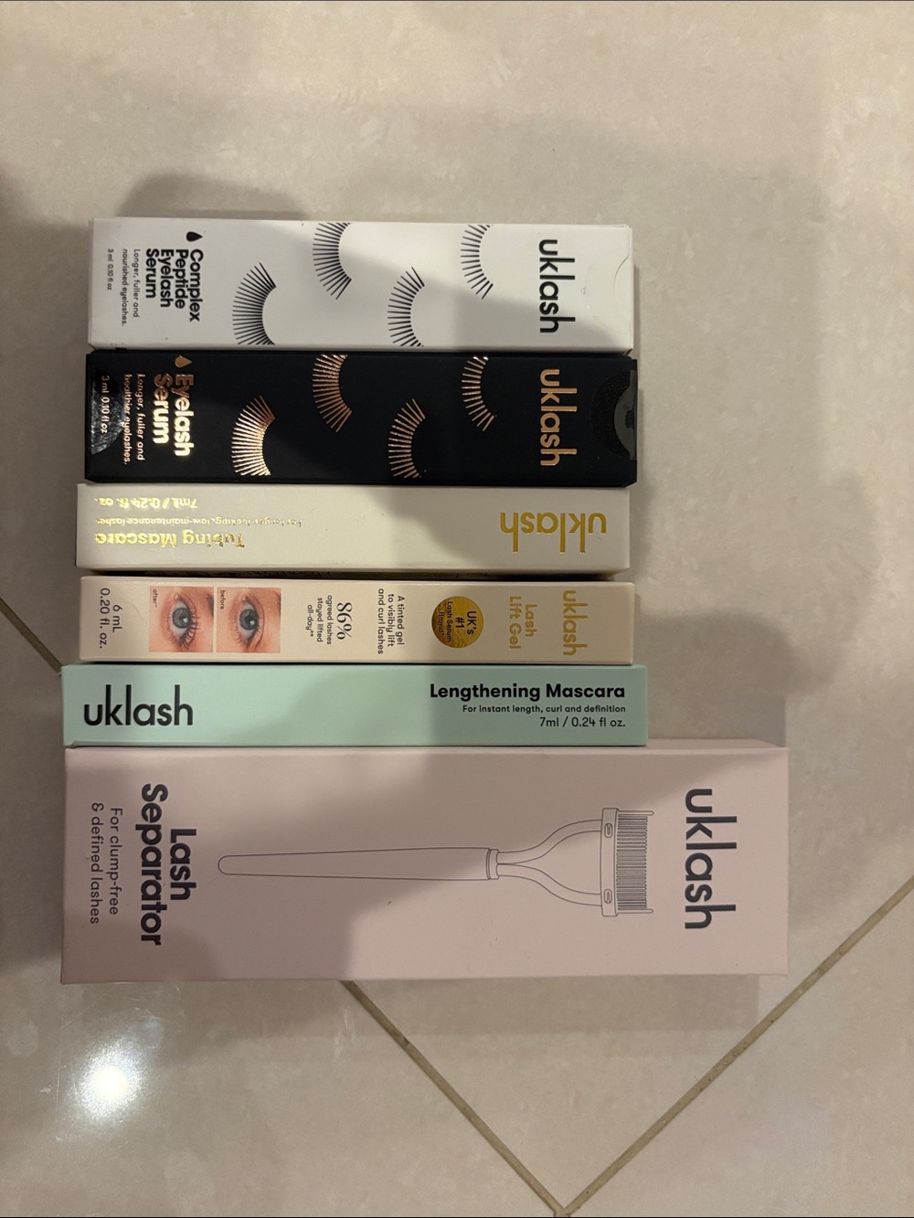 Lengthening Mascara & Lash Care Set — Mint and Pink